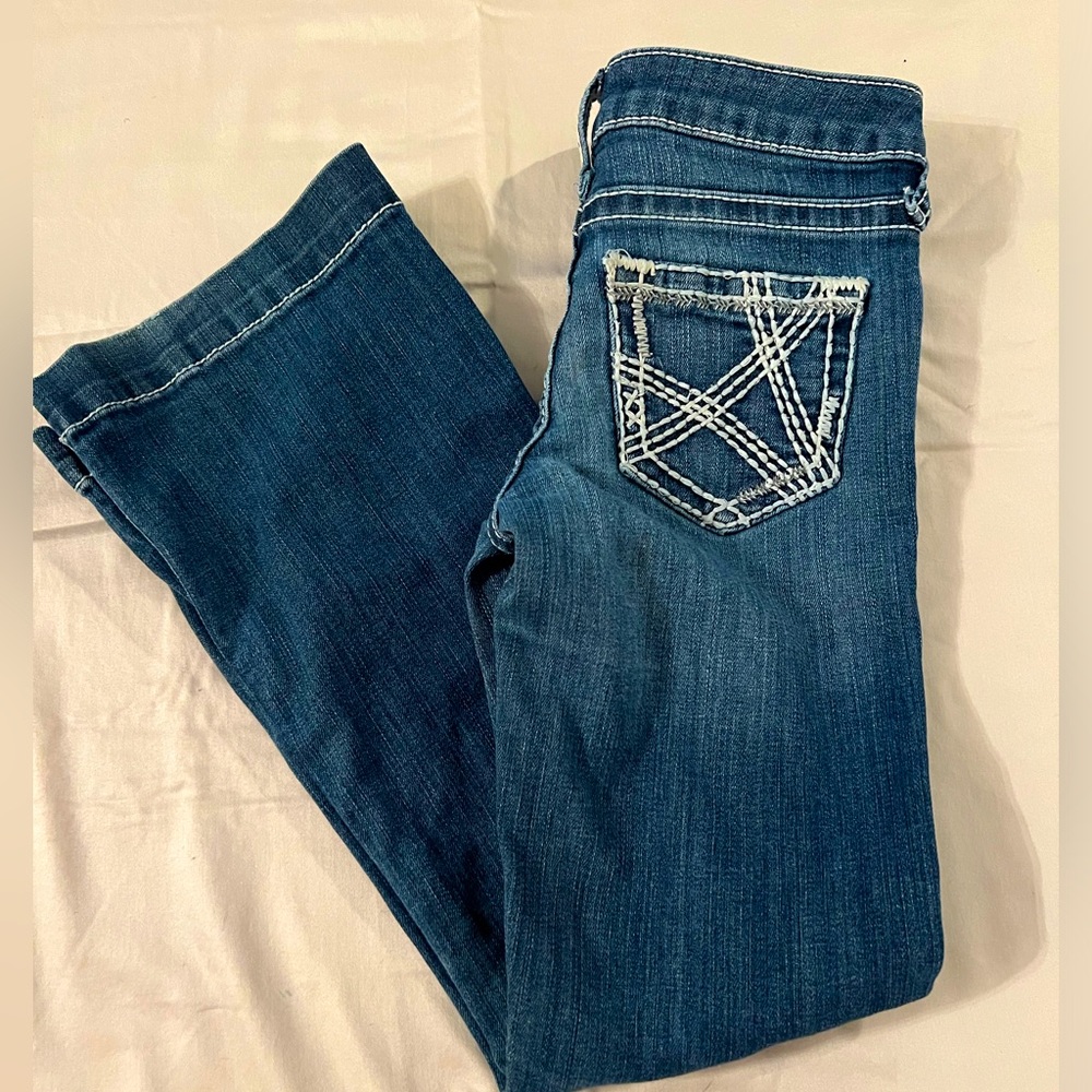 Ariat R.E.A.L denim girls trousers. Sz 7R